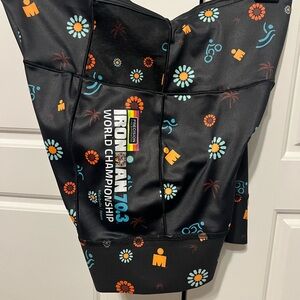 Zoot Black IronMan World Championship 70.3 Triathlon Shorts with Colorful Icons